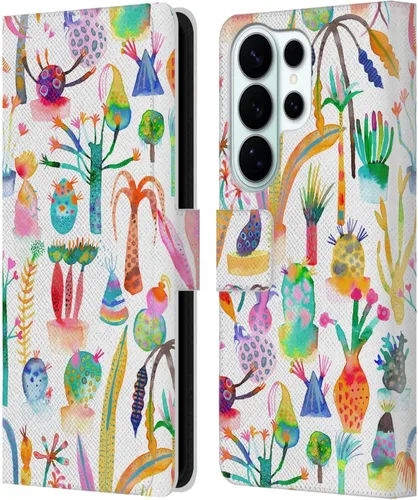 Vista 57 de Head Case Designs Officially Licensed Ninola Brushstrokes Black Summer Patterns Leather Wallet Case Compatible with Samsung Galaxy A07 4G