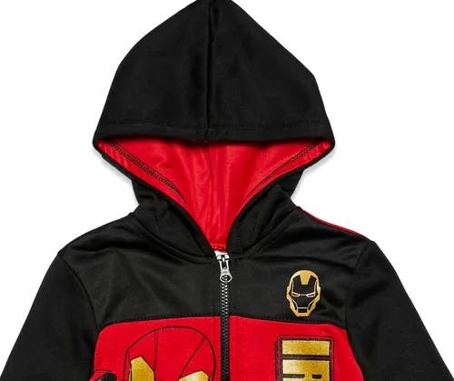 Vista 4 de Marvel Avengers - Sudadera con capucha y medio cierre
