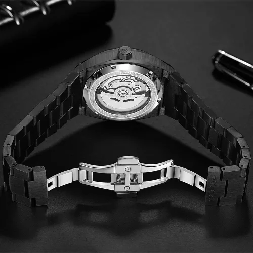 Vista 7 de CADISEN Reloj mecánico automático para hombre 3281ft impermeable marca de lujo casual de negocios reloj de pulsera 42mm