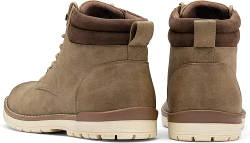 Vista 5 de Vostey Botas de senderismo impermeables para hombre, botas chukka casuales para hombres