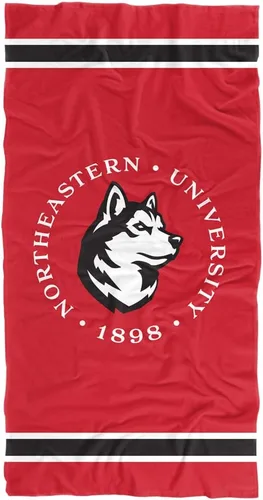 Vista 134 de LOGOVISION Manta Abilene Christian University, 30 x 60 pulgadas, logotipo primario CottonFront/PolyBackBeachTowel