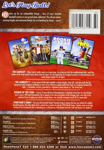 Vista 2 de Lets Play Ball Collection (The Sandlot The Sandlot 2 Rookie of the Year Everyone's Hero)