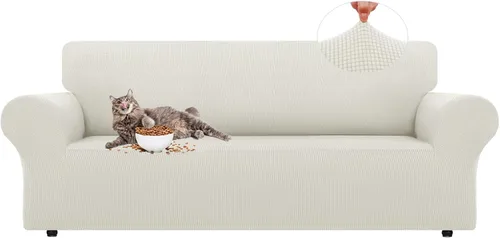 Vista 49 de LURKA Fundas elásticas para silla y sofá de 1 pieza, Fundas para sofá con protector elástico en la parte inferior para niños y perros