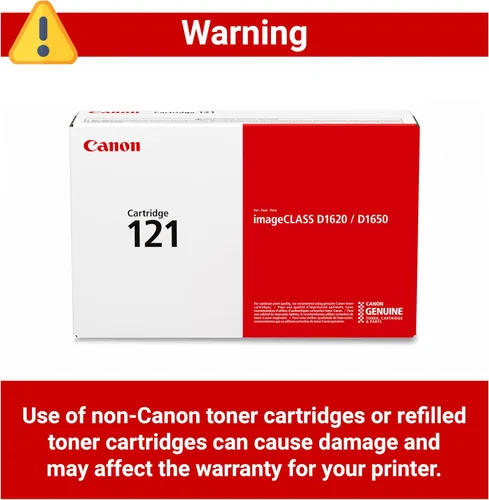 Vista 4 de Canon Cartucho de tóner negro 121 compatible con D1650, D1620