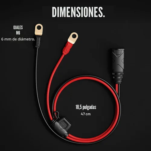 Vista 7 de NOCO GC002 X-Connect Accesorio de Terminal de Ojal M6 para Cargadores de Batería Inteligentes Genius