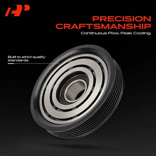 Vista 4 de A-Premium Kit de embrague de compresor de A/C para Jeep Liberty 3.7L 2006-2008, apto para Dodge Nitro 3.7L 2007-2008, solo apto para compresor