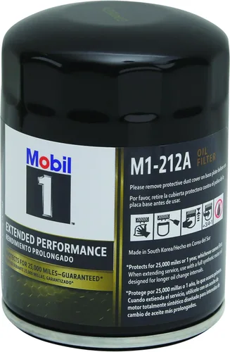 Vista 2 de Mobil 1 M1-212A Filtro de aceite con rendimiento extendido, 1 paquete