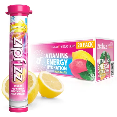 Vista 26 de Zipfizz Bebida energética diaria en polvo, Berry, paquete de 12 Energía sostenida 3-en-1, hidratación rápida y vitaminas esenciales Sin azúcar