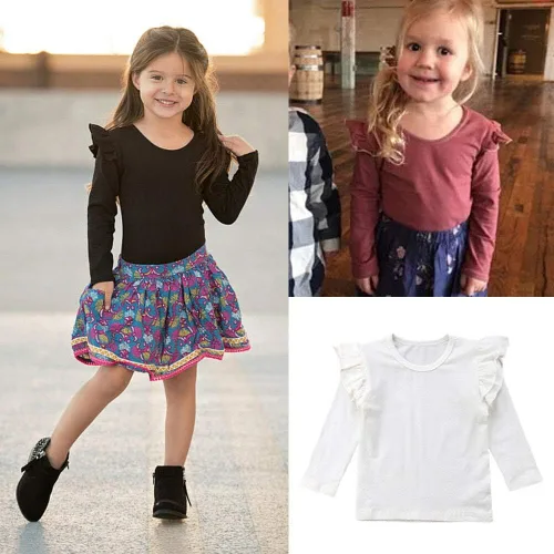 Vista 2 de KMBANGI Baby Girls' Casual T Shirt