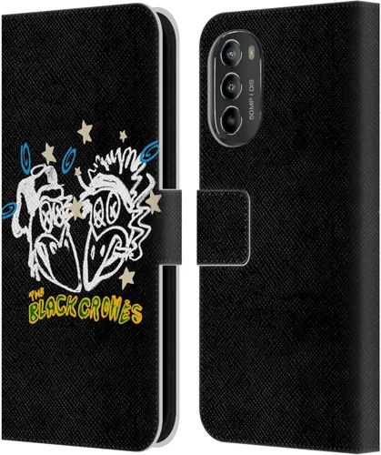 Vista 10 de Head Case Designs Officially Licensed The Black Crowes Artwork Graphics Leather Book Wallet Case Cover Compatible with Motorola Moto G82 5G