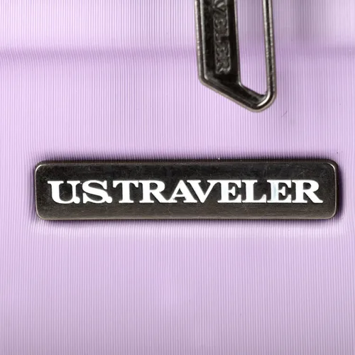 Vista 5 de U.S. Traveler Boren - Maleta de viaje de policarbonato resistente con 8 ruedas giratorias, asa de aluminio