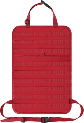 Vista 9 de Organizador de respaldo de asiento de automóvil, panel táctico Molle a prueba de hundimiento, protector de asiento de vehículo de nailon