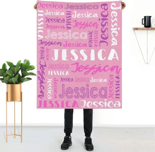 Vista 30 de Mantas de bebé personalizadas para niñas y niños con nombre, mantas de bebé personalizadas con nombre, mantas personalizadas para niños, artículos