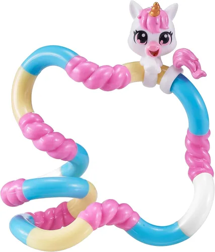 Vista 2 de TANGLE Jr. Pets (paquete de 2) – Uba The Unicorn and Linky The Flamingo – Juguetes para ansiedad para mascotas enredadas – Juguete para ansiedad