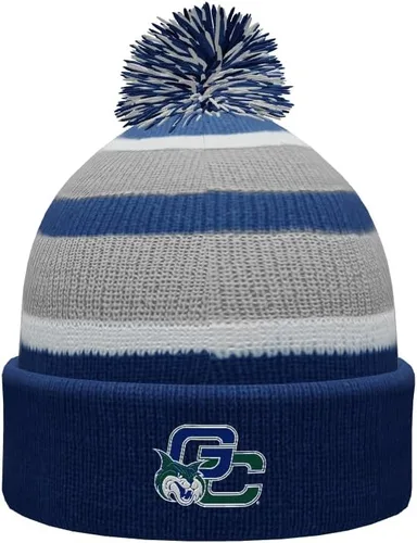 Vista 26 de NCAA Prime - Gorro de punto de invierno con pompón plegable