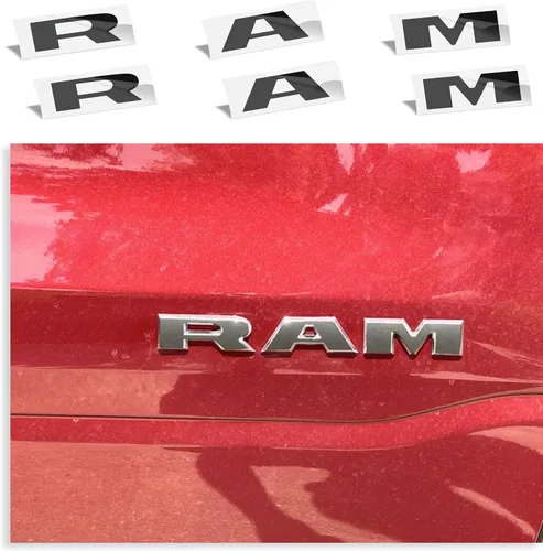 Vista 15 de Reflective Concepts 2019-2026 Adhesivos de calcomanías para emblemas de puerta RAM - (Color: Bandera Americana)