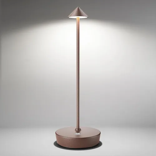 Vista 23 de Lámparas de mesa inalámbricas recargables, 6000 mAh, funciona con pilas, lámpara de escritorio LED para exteriores, impermeable, portátil, táctil