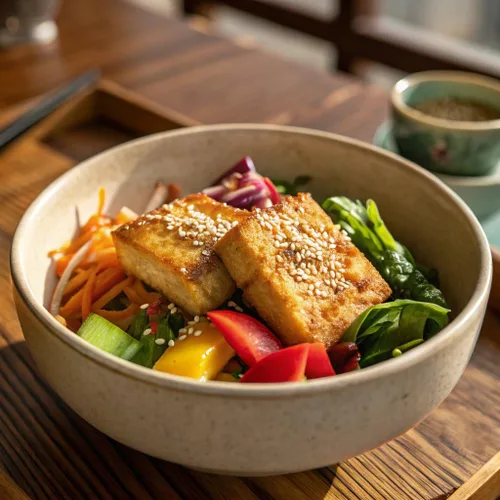 Vista 3 de Hodo Soja Miso Orgánica con Tofu 35g de Proteína por Paquete Marinado en Saboroso Miso Rico en Umami Excelente en Freidora de Aire o Sopa