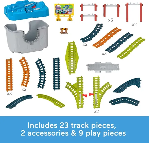 Vista 6 de Thomas & Friends Connect & Build - Cubo de pista, juego de 34 piezas
