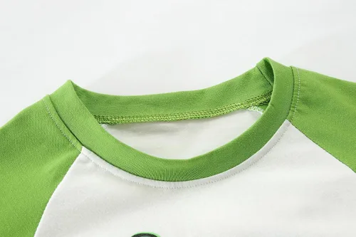 Vista 2 de DDSOL Pijamas de 2 piezas para niños y niñas, pijamas de manga larga para otoño e invierno