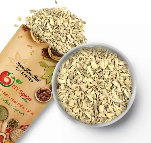 Vista 2 de NY Spice Shop Raíz de kava kava - Cortada y tamizada - 2 onzas de hierba seca natural - Hierba para té
