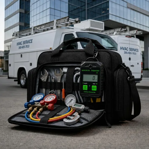 Vista 3 de Inspector CO - Monitor de monóxido de carbono con alertas visuales y audibles, resistente al agua