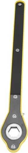 Vista 9 de Llave de trinquete para gato de ahorro de mano de obra automática, llave de trinquete giratoria de 360°, gato de tijera hexagonal, ahorro de mano