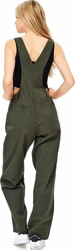 Vista 28 de Overoles holgados de sarga y mezclilla para mujer de talla grande