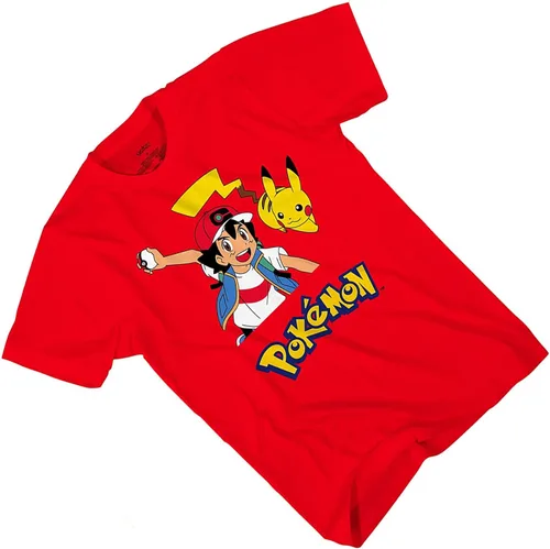 Vista 4 de Pokemon Camiseta Pikachu Game Shirt - Gotta Catch Em All - Camiseta