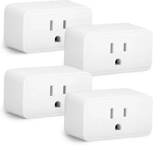 Vista 9 de Amazon Basics Enchufe inteligente, funciona solo con Alexa, Wi-Fi de 2.4 GHz, no requiere hub, 1 paquete, blanco