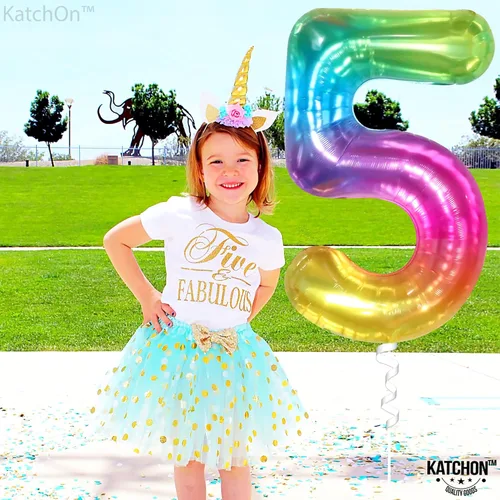 Vista 8 de Globos gigantes de arcoíris con el número 50 de 40 pulgadas, globos del número 50 para decoraciones de cumpleaños de 50 para niñas, globos