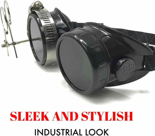 Vista 6 de Steampunk Victorian Goggles anteojos de soldadura por umbrellalaboratory