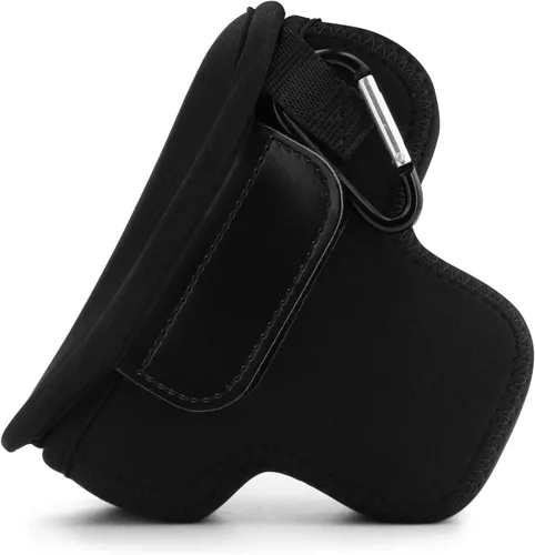 Vista 3 de MegaGear MG1887 - Funda de neopreno ultra ligera para cámara compatible con Fujifilm X-T200 (XC15-1.772 in), color negro