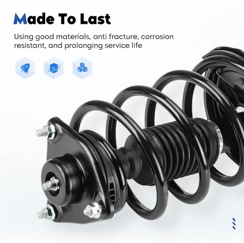 Vista 5 de Conjunto completo de puntales delanteros con amortiguador de resorte helicoidal apto para Kia Forte Sedan FWD/Forte Koup FWD 2010-2013, 2012-2013
