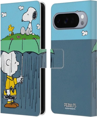Vista 38 de Head Case Designs Officially Licensed Peanuts Charlie & Woodstock Nap Halfs and Laughs Leather Wallet Case Compatible with Google Pixel 8