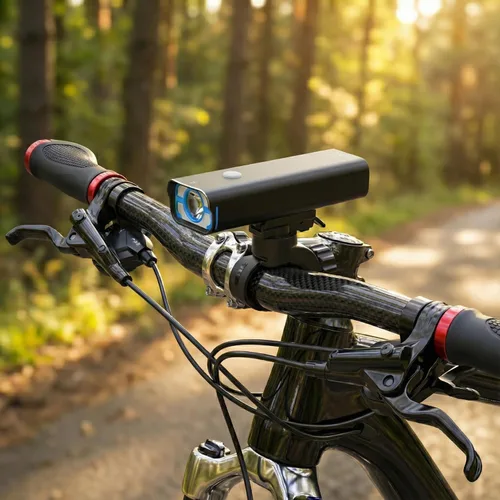 Vista 9 de BrightRoad 850 Lumens Front Bike Light, Rechargeable Bike Headlight with 7 Modes, MTB Bicycle Light for Night Riding, 85° Wide Beam, 650ft