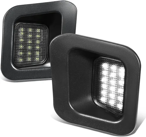 Vista 16 de Par de luces LED para matrícula compatibles con Cadillac CTS Sedán 08-10, PT-ZTL-9064