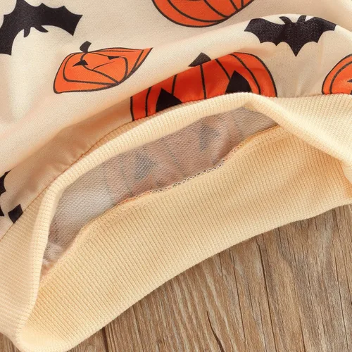 Vista 4 de Sudadera para bebé niño pequeño, manga larga, cuello redondo, suéter sin botones, ropa para otoño e invierno