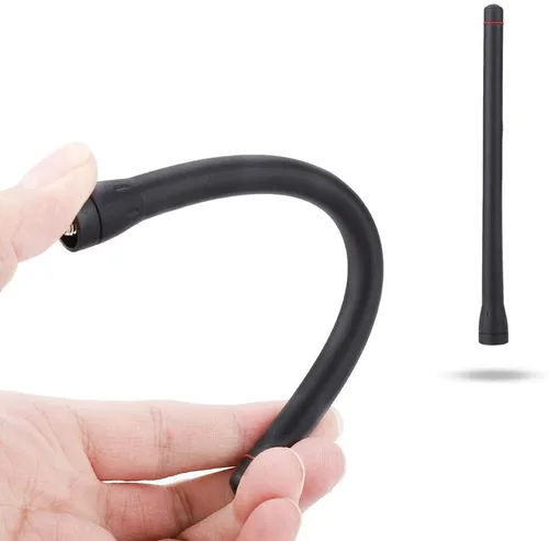 Vista 2 de Antena de radio VHF apta para Walkie-Talkie para IC-F3 F11 F14 F15 F16 F33 16cm/6.3in