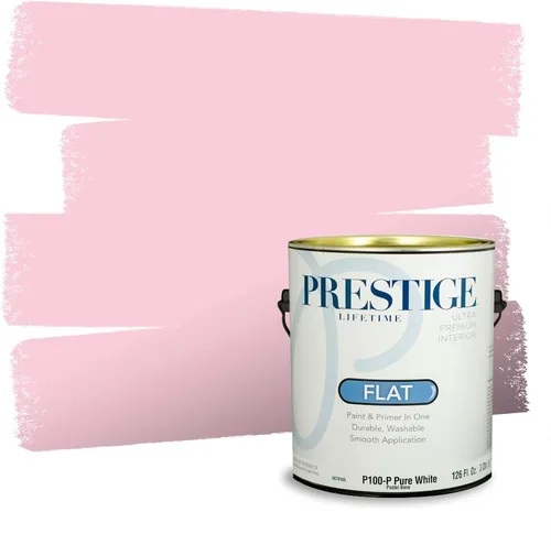 Vista 86 de Prestige Paints Pintura exterior e imprimación en uno, 1 galón, plano, coincidencia comparable de Valspar* Amber Rose*