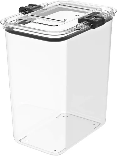 Vista 10 de Prepara Latchlok - Recipiente de almacenamiento de alimentos Tritan de 5.25 tazas, juego de 2, transparente
