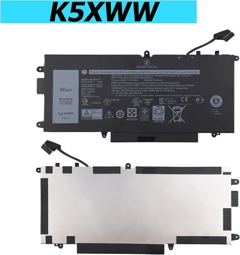Vista 2 de K5XWW 60Wh - Batería compatible con Inspiron 13 5370 7373 7370 7380 7386 P83G P83G001 P83G002 P87G001 P83G002 P87G Vostro 13-5370-D155555555 05G R1.