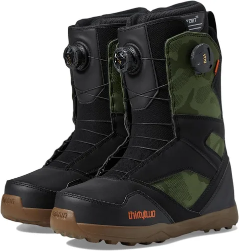 Vista 22 de ThirtyTwo Botas de snowboard BOA para niños Gris/Goma (Santa Cruz)