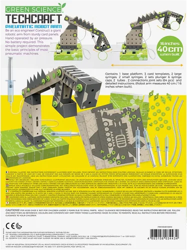 Vista 2 de 4M TechCraft Brazo neumático Green Science, STEAM