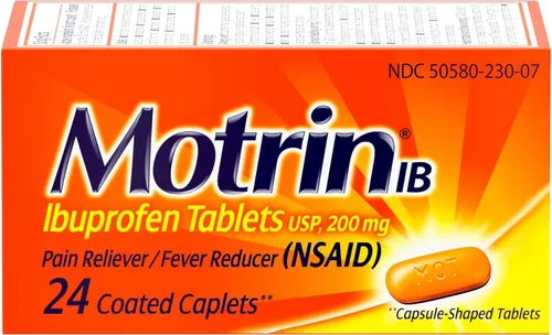 Vista 11 de Motrin IB Ibuprofeno 200mg Comprimidos, Aliviador de Dolor y Fiebre para Dolor de Cabeza, Dolor de Espalda, Dolores Musculares, Dolor Menstrual