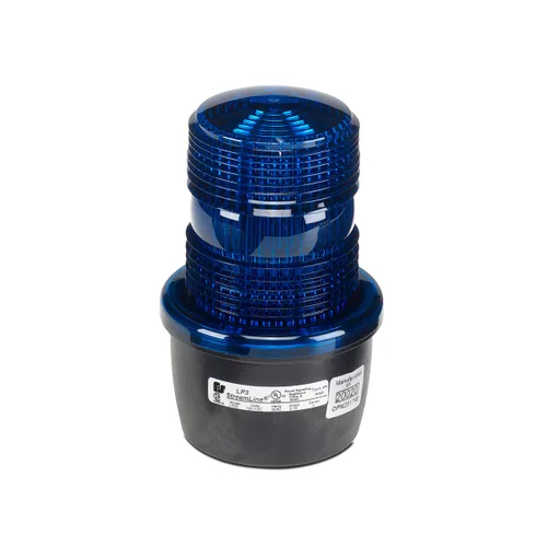 Vista 13 de Federal Signal LP3E-120C Streamline - Luz estroboscópica de bajo perfil, 120 VAC, base atornillada Edison A-19, transparente