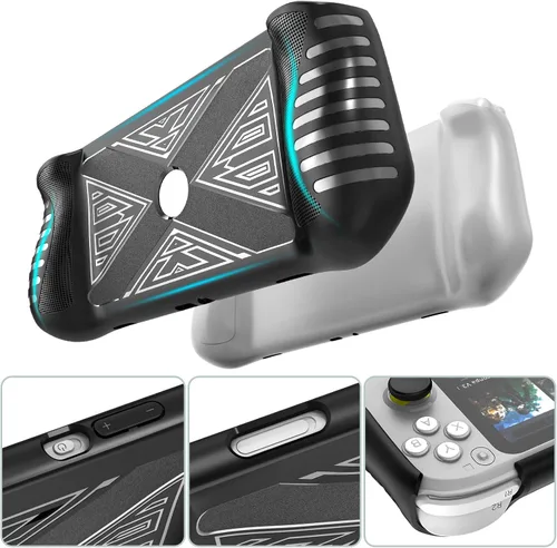 Vista 3 de Funda de transporte de TPU suave de repuesto para Logitech G Cloud Gaming Handheld (negro)