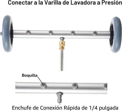 Vista 3 de RIDGE WASHER Limpiador a presión del tren de rodaje, 16 pulgadas, 4000 PSI