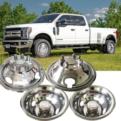 Vista 14 de 4pcs 16" pulido 304 simuladores de rueda de acero inoxidable para Sprinter Van