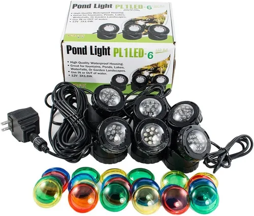 Vista 10 de Jebao Luz LED sumergible para estanque, juego de 1